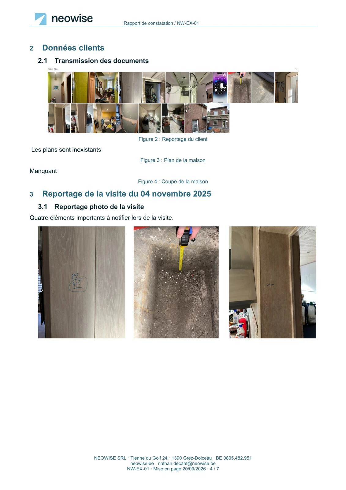 Rapport de constatation — ouvertures · page 4